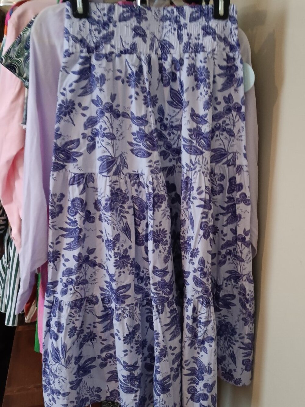 NWT Hill House Lilac Tonal Floral The Florence Nap Skirt Size XS - Picture 3 of 7
